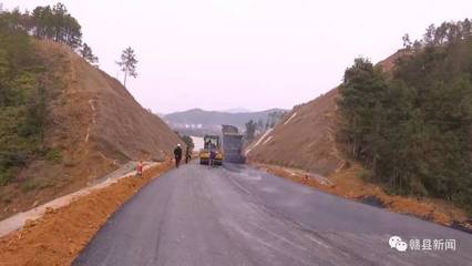 贛縣區五云至夏滸公路升級改造工程主體完工